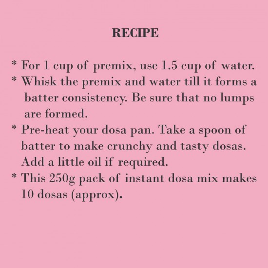 Instant Foxtail Millet Dosa Mix